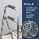 Mabis Healthcare DMI Folding Walker, Silver 