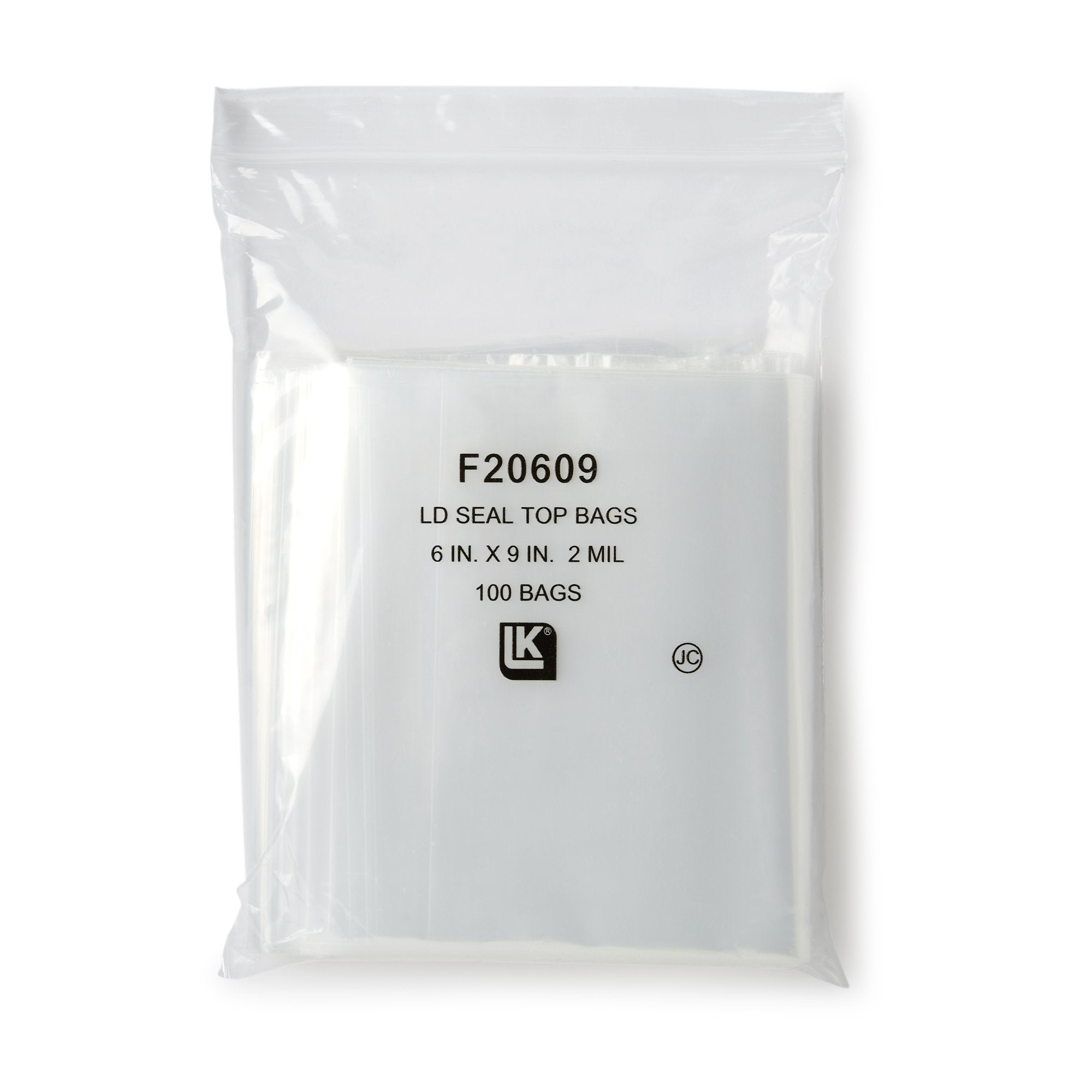 Elkay Plastics LK Clear Line Zipper Reclosable Bag, 6 x 9 Inch (1000/CS) 