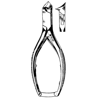 Econo Nail Nipper - 5-1/2", Angled, Disposable, BX 12 - 21-484