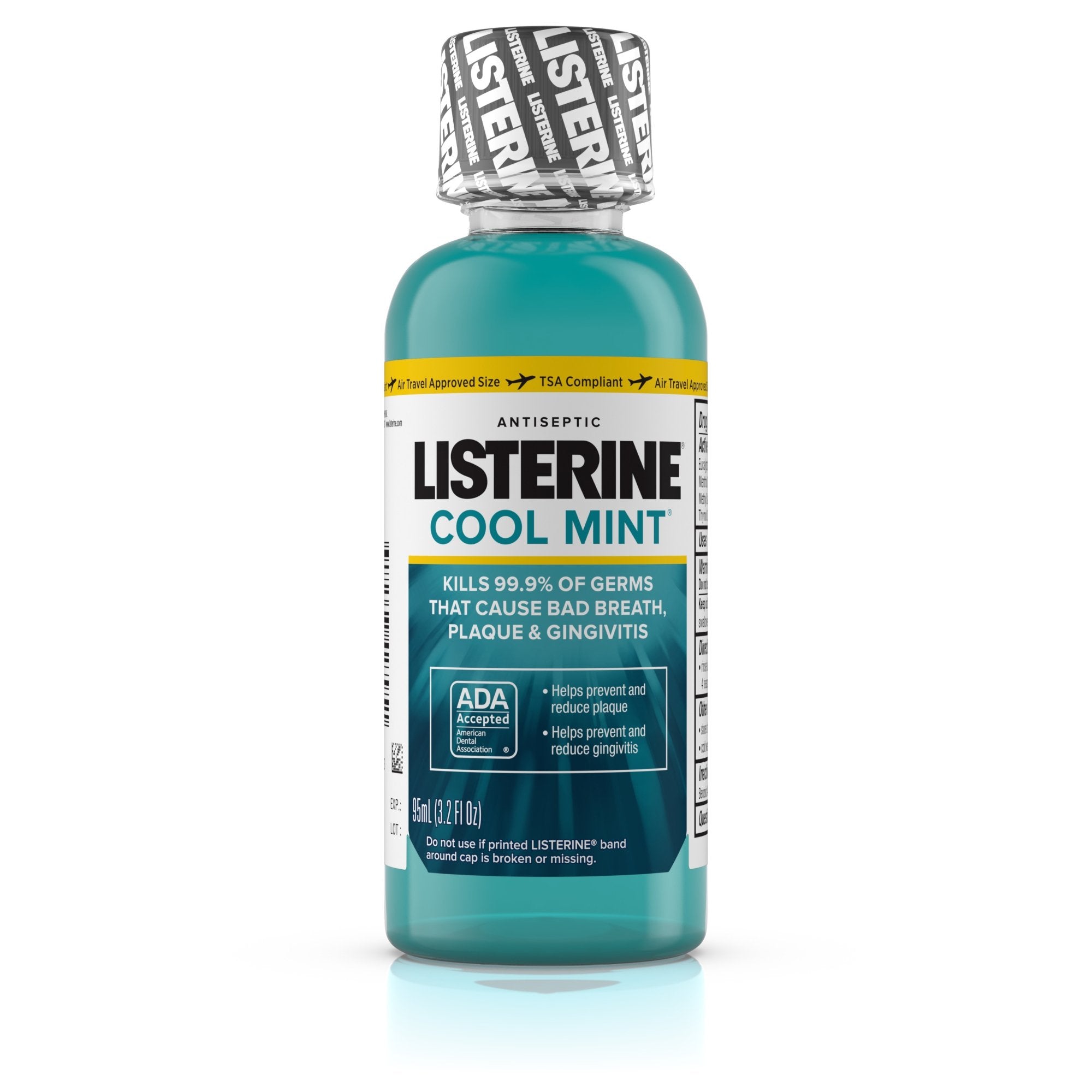 Kenvue Brands LLC Listerine Cool Mint Antiseptic Mouthwash, 3.2 oz. Bottle (24/CS) 