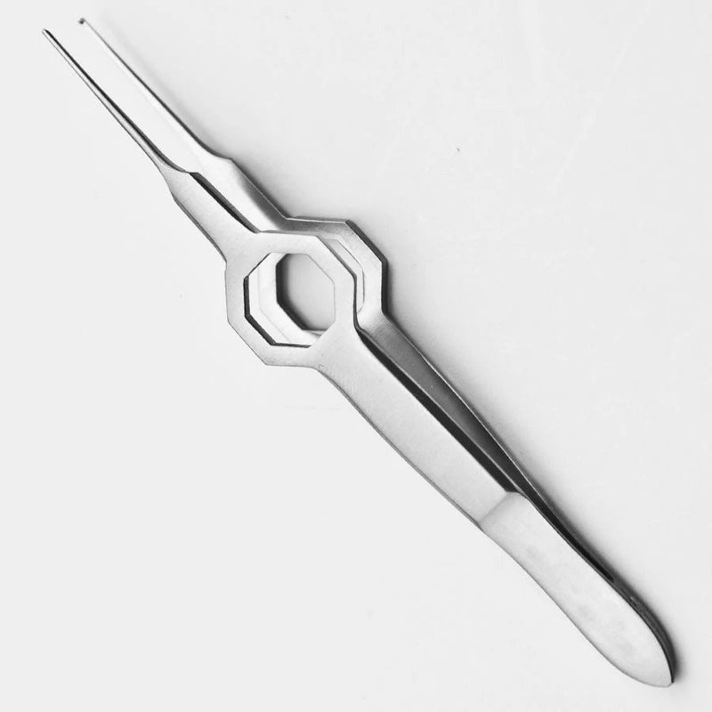 Sklar Foerster Ophthalmic Tissue Forceps - 3-3/4", Straight, 1x2 Teeth - 66-6038 