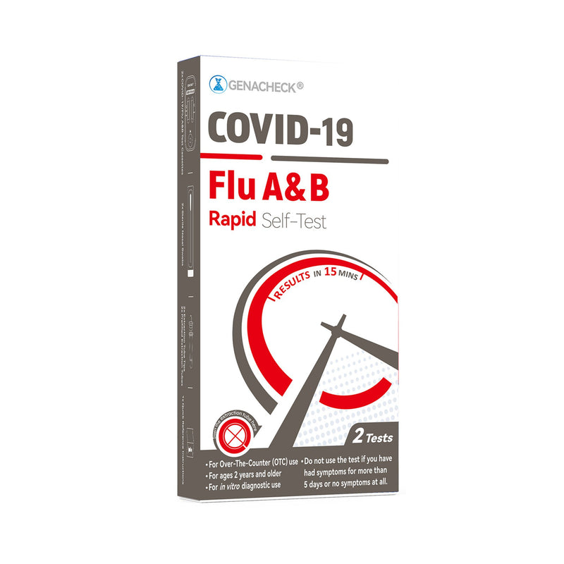 GenaCheck COVID-19/Flu A & B Rapid Self-Test (288/CS)