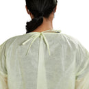 McKesson Brand McKesson AAMI Level 2 Isolation Gown, Tie Neck Style, One Size Fits Most, Yellow (100/CS) 