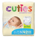 Cuties Premium Diaper, Newborn (Case of 168)