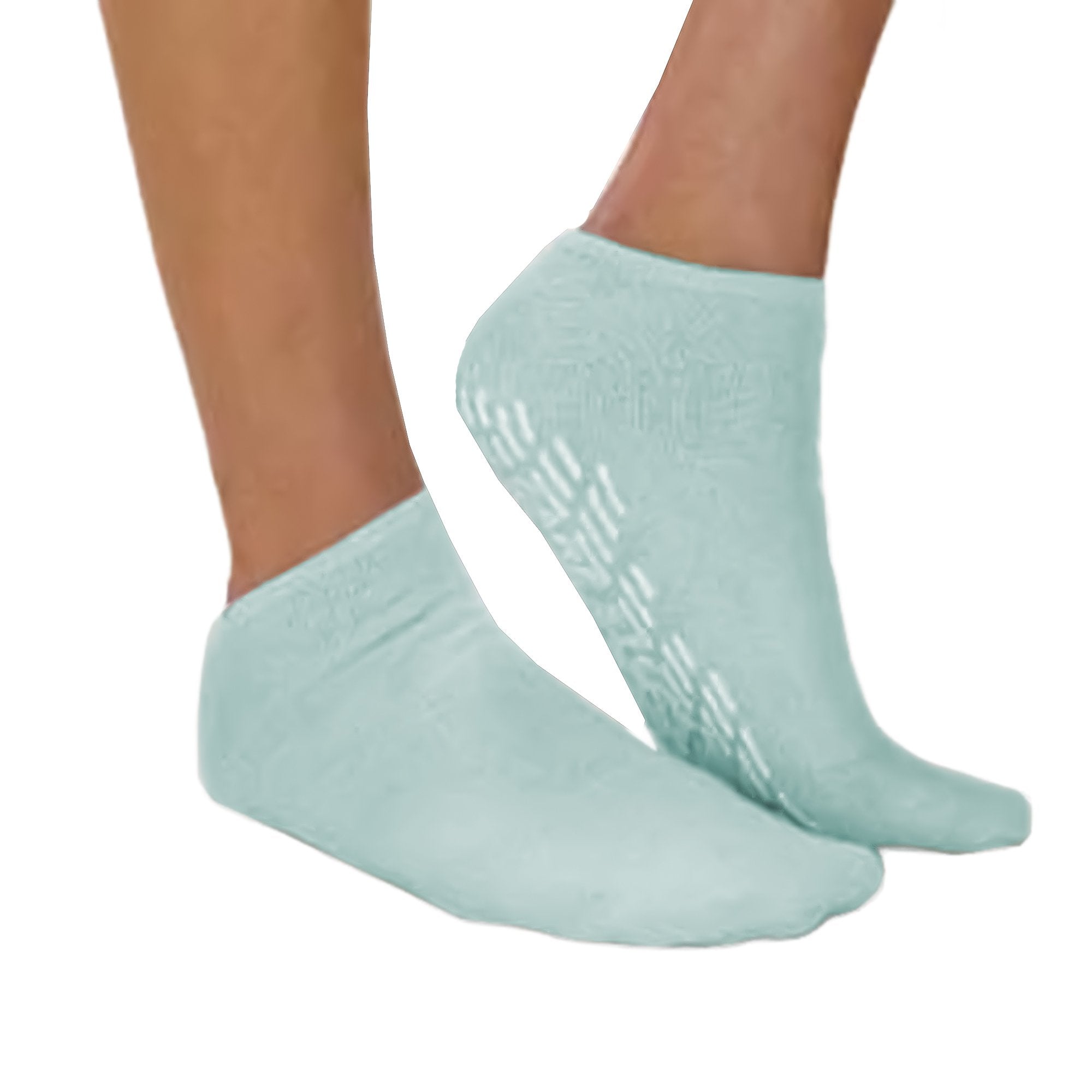 The Pillow Factory Division Care-Steps Single Tread Slipper Socks, 2X-Large, Light Green (48/CS) 
