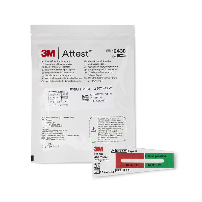 3M Attest Sterilization Chemical Integrator Strip (Case of 1000)