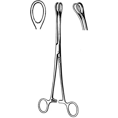 Sklar Foerster Sponge Forceps - 9-1/2", Curved, Smooth - 87-2295 