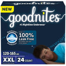GoodNites Nighttime Underwear for Boys, 2X-Large (Case of 24)