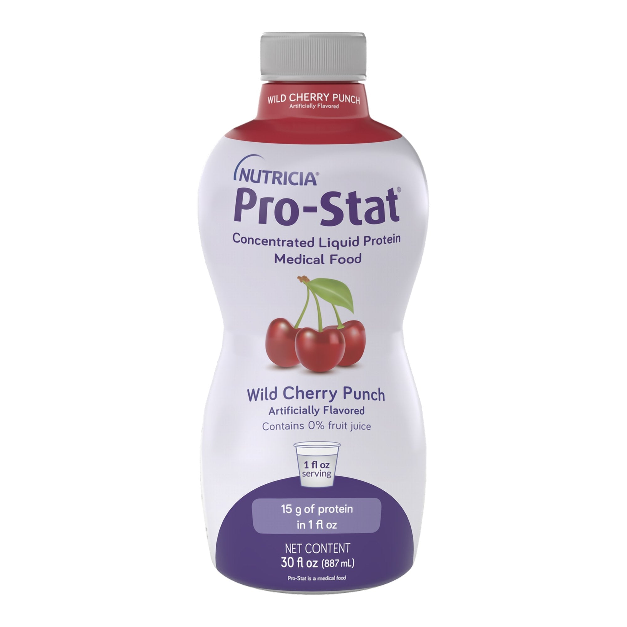 Nutricia North America Pro-Stat Wild Cherry Punch Concentrated Liquid Protein Medical Food, 30-oz. (6/CS) 