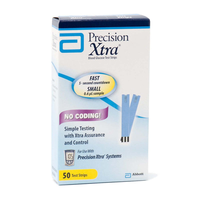 Abbott Precision Xtra Blood Glucose Test Strips (600/CS) 