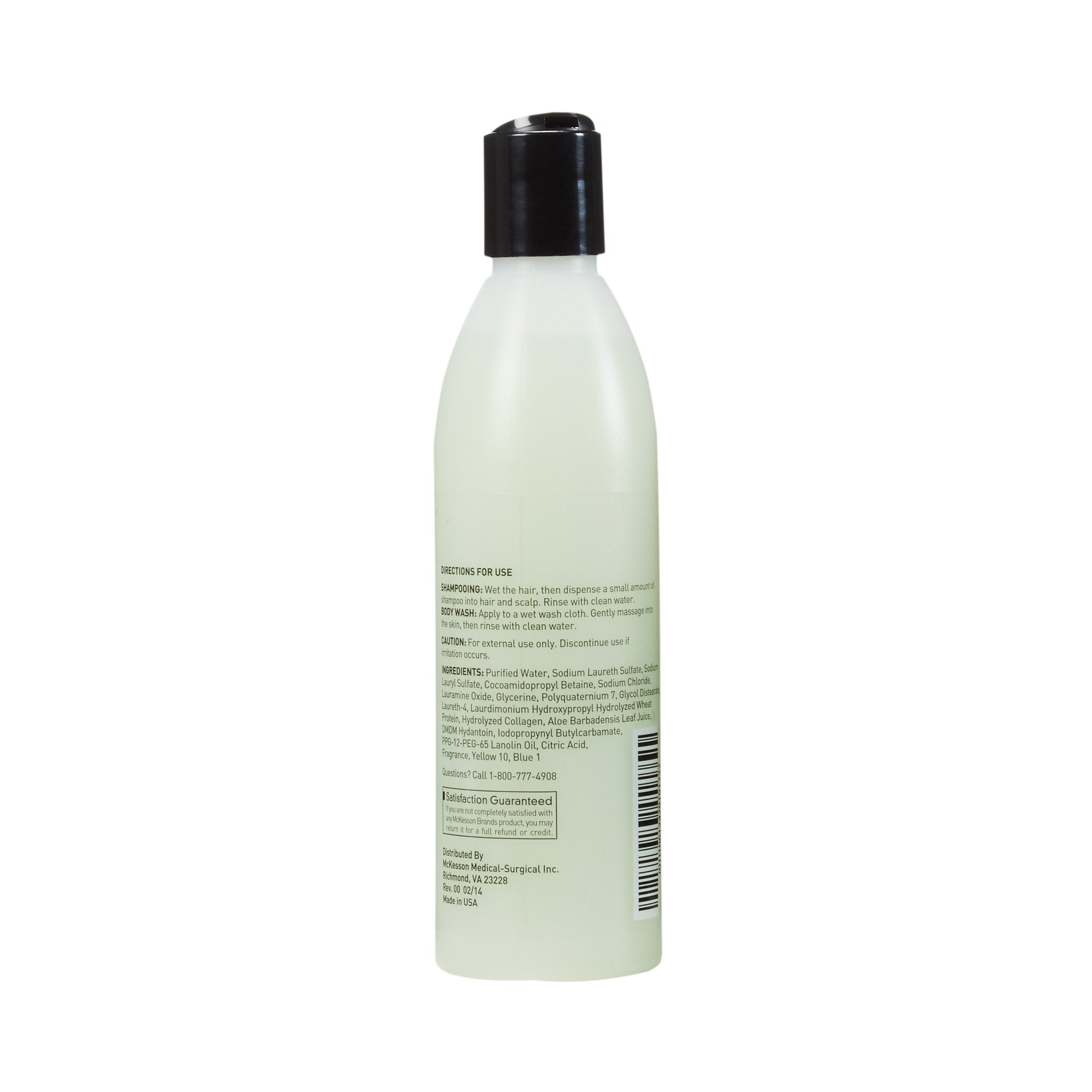 McKesson Brand McKesson Shampoo and Body Wash, Cucumber Melon Scent, 8 oz. Squeeze Bottle (48/CS) 