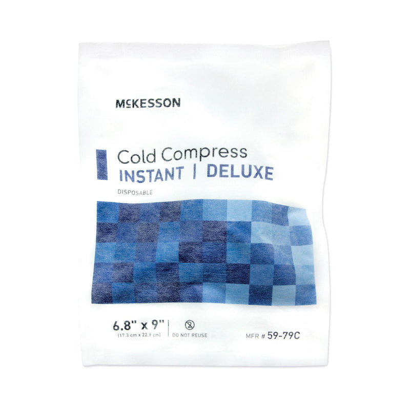 McKesson Deluxe General Purpose Soft Cloth Instant Cold Pack, 6.8 x 9 Inch (Case of 24)