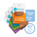 TruColour Beige / Olive / Brown / Dark Brown Adhesive Strip, 1 x 3 Inch (120/PK)