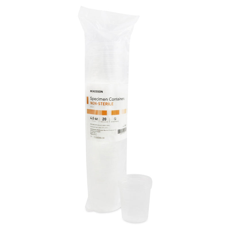 McKesson Brand McKesson Specimen Container without Lid, 120 mL (500/CS) 