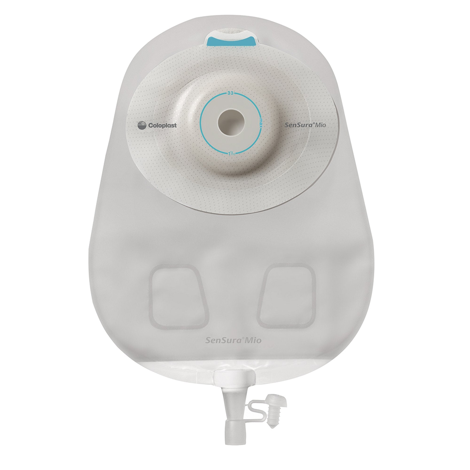 Coloplast SenSura Mio Convex Soft 1-Piece Transparent Urostomy Pouch, 10 – 50 mm Stomas (10/BX) 