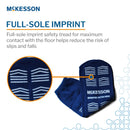McKesson Slipper Socks, Single Tread, Bariatric, Kingfisher Blue (Case of 48 Pairs)