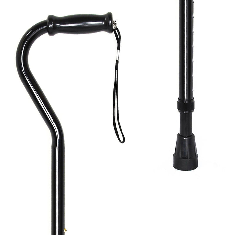 McKesson Steel Offset Cane, 29¾ – 37¾ Inch Height (6/CS) 
