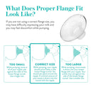 Evenflo Advanced Fit Breast Flange, 21 millimeter (Case of 12 Packs)