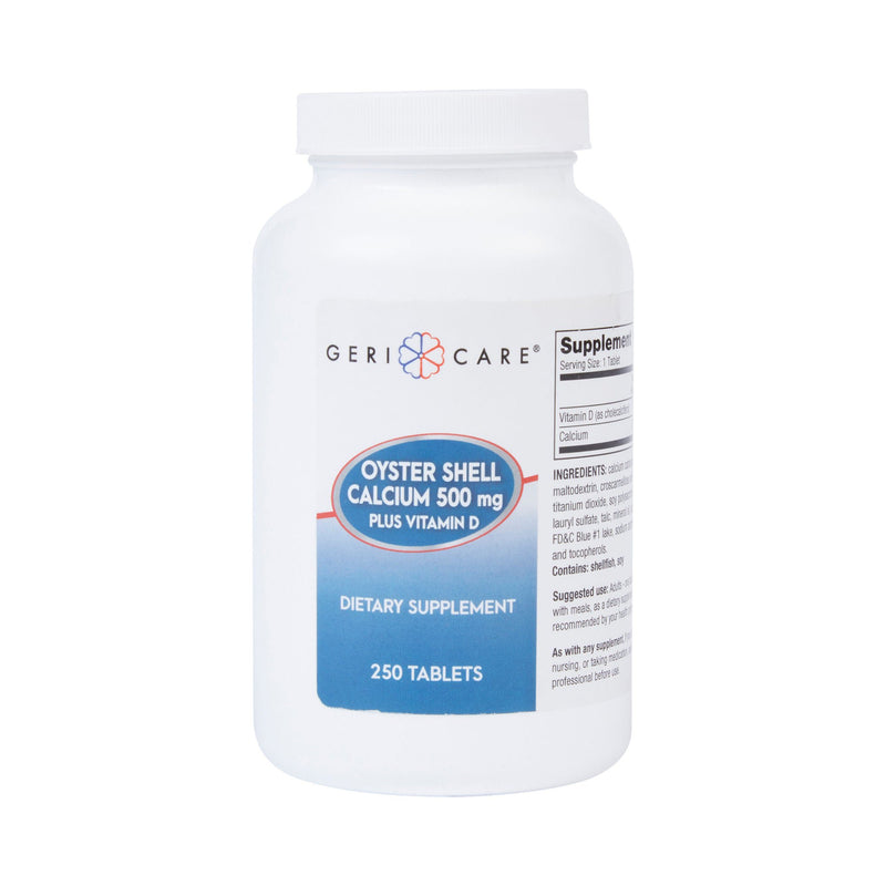 Geri-Care Oyster Shell Calcium Plus Vitamin D Joint Health Supplement (Case of 12)