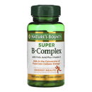 US Nutrition Nature's Bounty Super B-Complex With Folic Acid Plus Vitamin C Coated Tablets 
