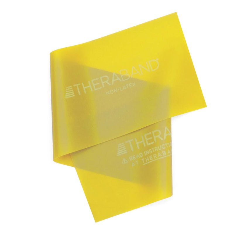 TheraBand Professional Light Exercise Resistance Band, Yellow, 25 Yard 