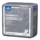 Bladder Control Pad Contour Plus Ultimate 8 X 17 Inch Heavy Absorbency Super Absorbent Core One Size Fits Most (168/CS)