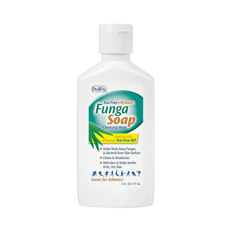Pedifix Tea Tree Ultimates FungaSoap – Tea Tree-Infused Cleansing Wash, 6 ounces 