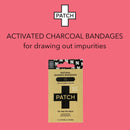 Patch On The Go Pack Adhesive Strip with Charcoal, 3/4 x 3 Inch (Case of 400)