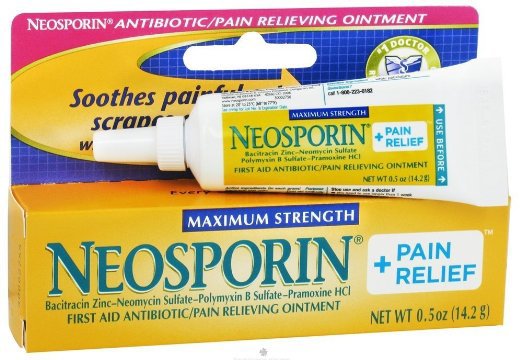 J & J Sales Neosporin + Pain Relief First Aid Antibiotic with Pain Relief, 0.5 oz. Tube 