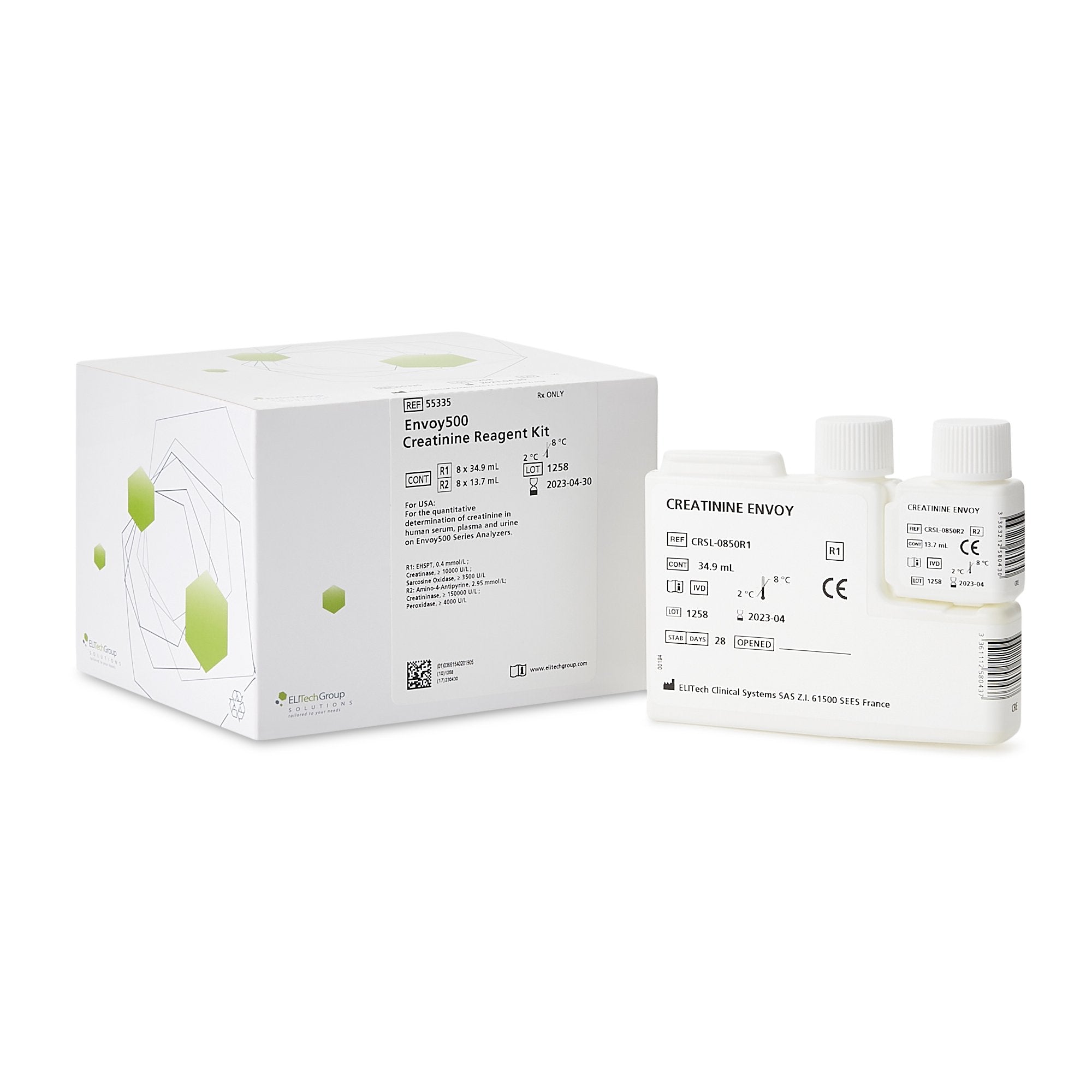 General Chemistry Reagent Envoy 500 Creatinine For Envoy 500 Chemistry Systems 784 Tests (Kit)