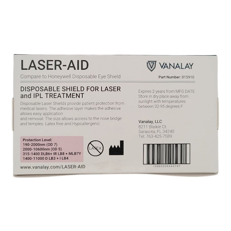 Laser Eye Protector Laser Aid Adhesive (25/BX)