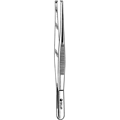 Sklarlite XD Tissue Forceps - 5-1/2", Straight, 1x2 Teeth, Extra Light and Extra Delicate - 23-2819