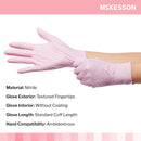 McKesson Pink Nitrile Nitrile Exam Glove, Extra Large, Pink (Box of 230)