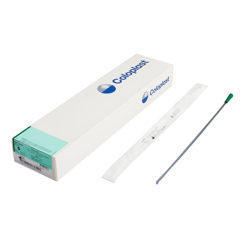 Urethral Catheter Self-Cath Coude Olive Tip Uncoated PVC 14 Fr. 16 Inch Length (Box of 30)