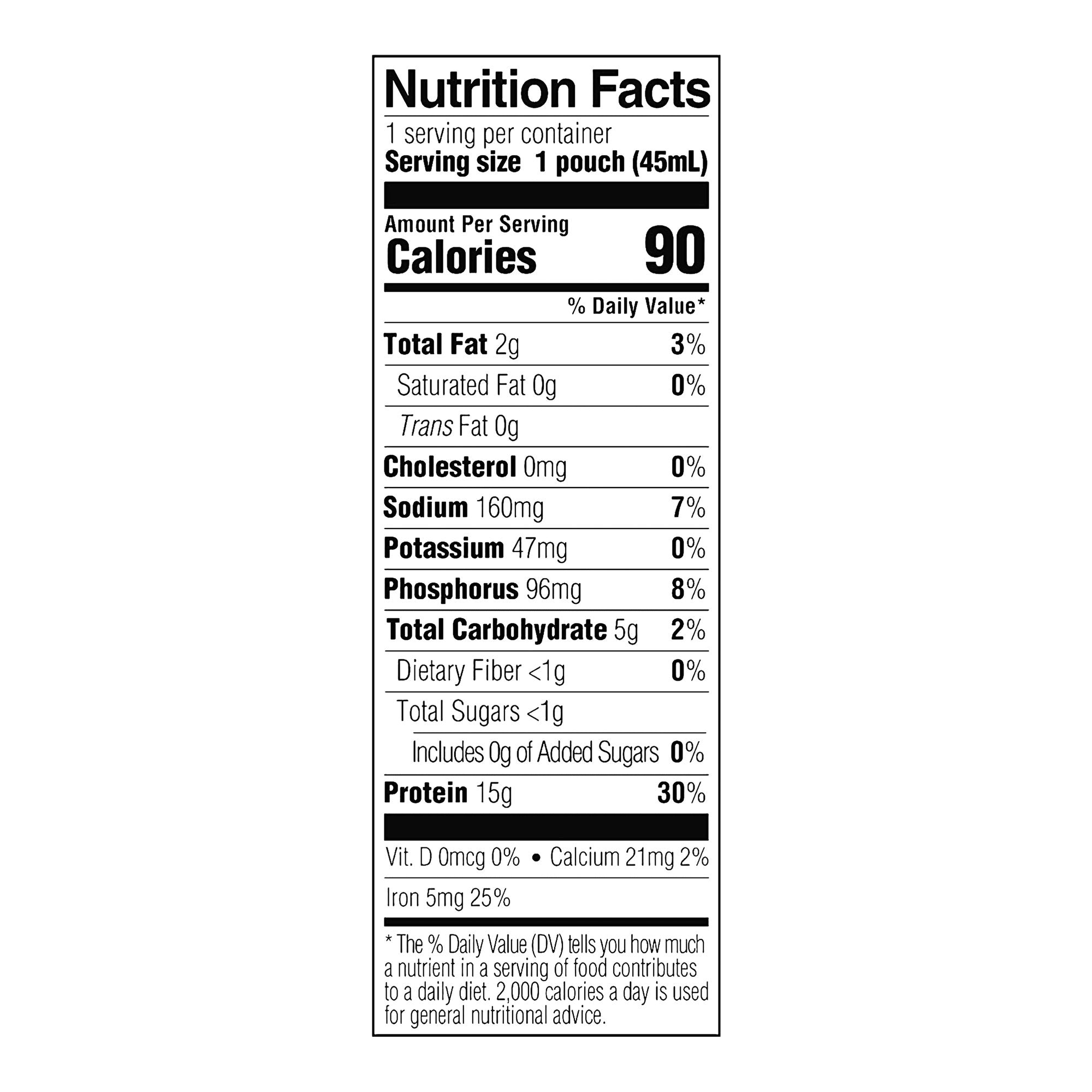 Medtrition/National Nutrition ProSource TF Free Tube Feeding Formula, 1.5-ounce Pouch (100/CS)