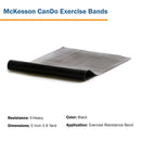 McKesson Exercise Resistance Band, Black, 5" x 6 Yard, Extra-Heavy Resistance (Each)