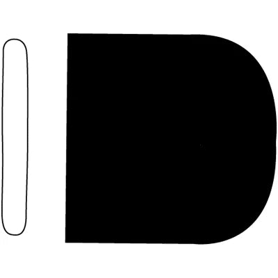 SklarTip Non-Vented Instrument Protectors - 25mm x 25mm x 3mm, Black - 96-1512 