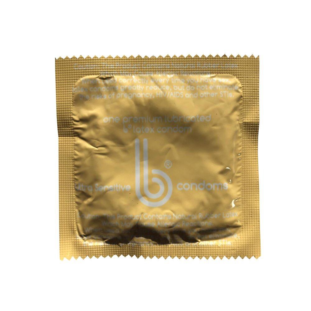 B Optima Health LLC Ultra Sensitive B Lubricated Latex Condom (1000/CS) 