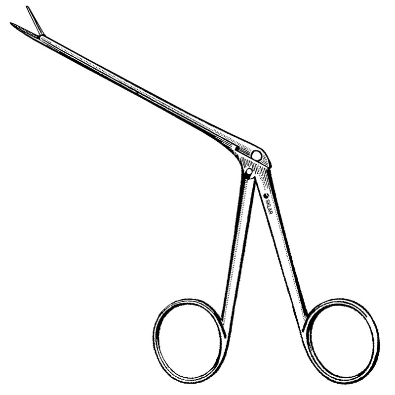 Sklar Alligator Micro Ear Forceps 3", Straight, Smooth - 67-8004