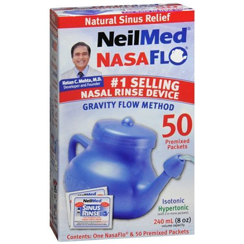 Neilmed Nasaflo Neti Pot Saline Nasal Rinse Kit (Each) 