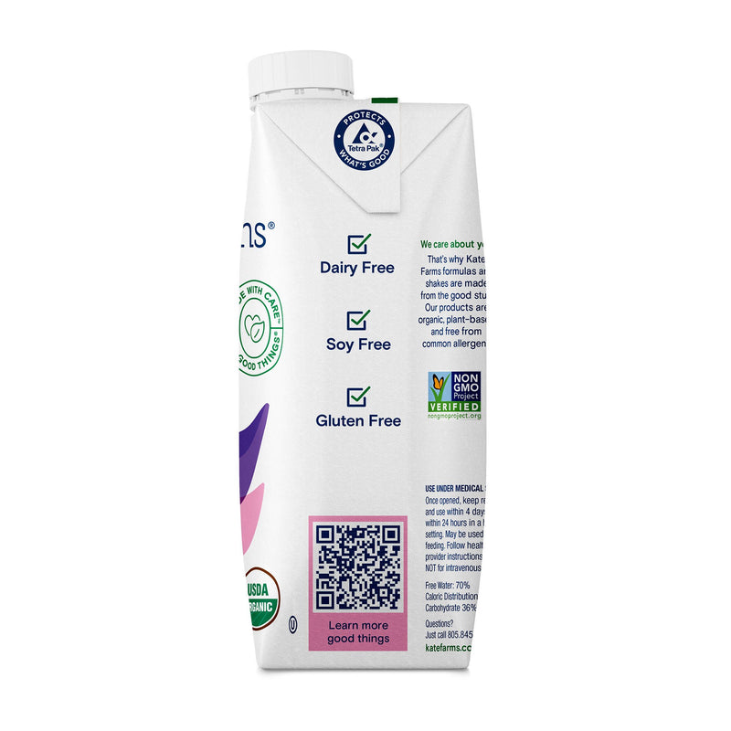 Kate Farms Peptide 1.5 Vanilla Sole-Source Nutrition Formula, 11-ounce carton (Case of 12)