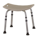 Nova Ortho-Med Shower Chair Nova Without Arms Aluminum Frame Without Backrest 20 Inch Seat Width 300 lbs. Weight Capacity (2/CS)