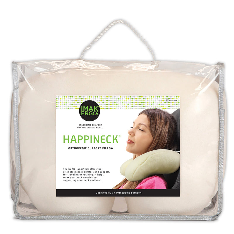 IMAK Ergo Happineck Crescent Neck Pillow, Beige (Each) 
