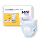 Seni Active Classic Plus Moderate Absorbent Underwear, Extra Large (Case of 56) 