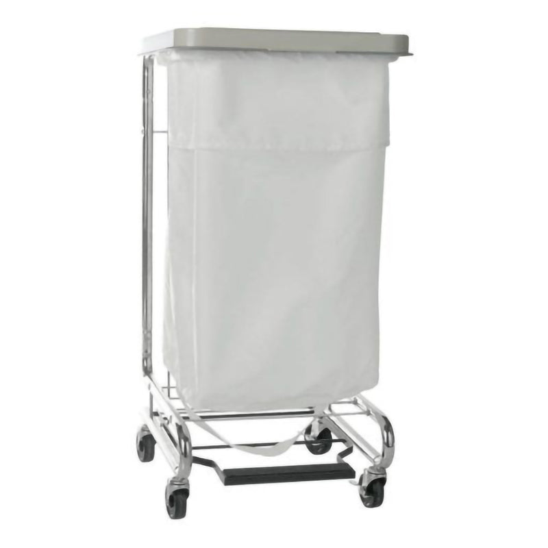 Hamper Stand McKesson General Purpose Rectangular Opening 30 to 33 gal. Capacity Foot Pedal Self-Closing Lid 