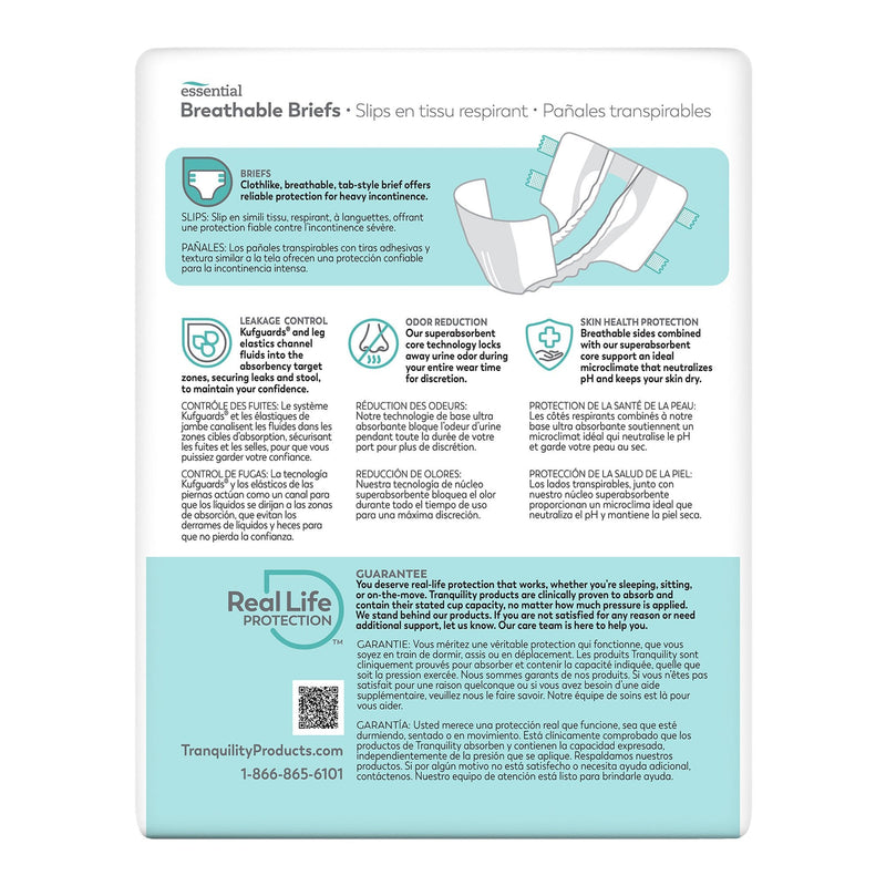 Tranquility Essential Heavy Incontinence Brief, Medium (12/BG)