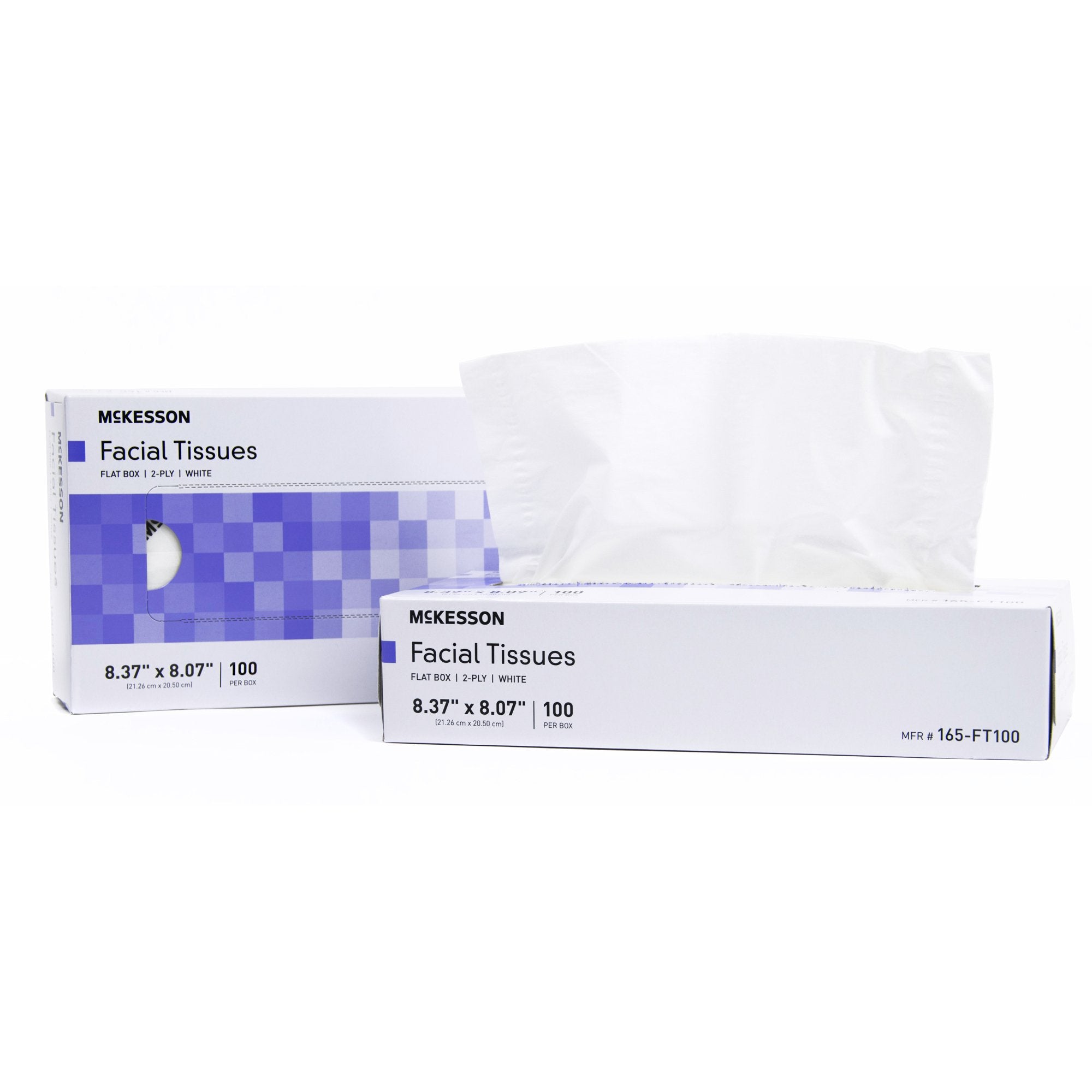 McKesson Brand McKesson Facial Tissue, Flat Box, White, Two-Ply (3000/CS)