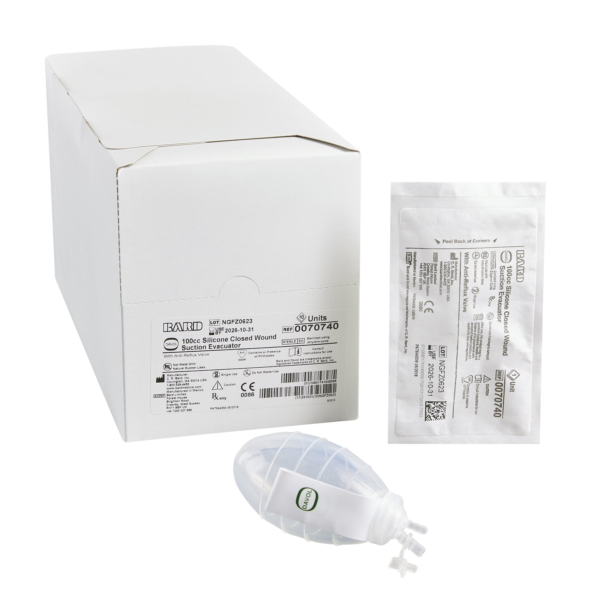Bulb Evacuator Drainage Reliavac 100 mL 