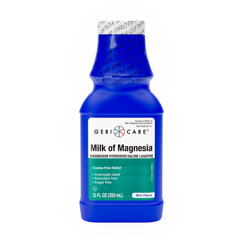 Geri-Care Magnesium Hydroxide Laxative, 12-ounce Bottle (Case of 12)