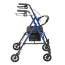 drive Four Wheel Rollator, Blue (Each)